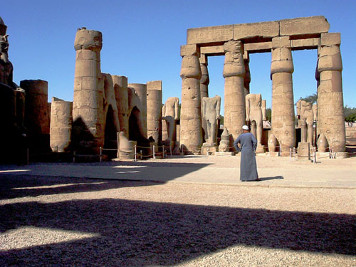 Long shadows and phallic souvenirs.