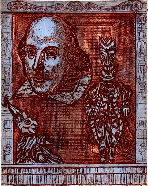 Fungus & Curmudgeonly, etching