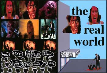 fake and real horror