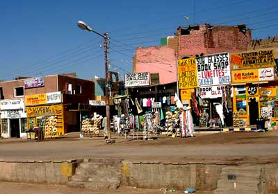 Tourist shops, Karnak