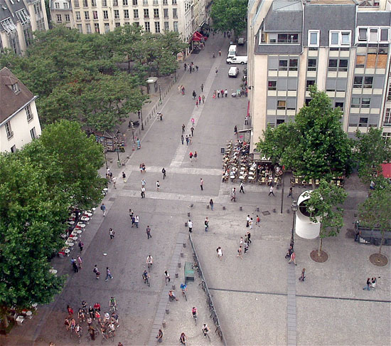 View from Pompidou 6th floor
