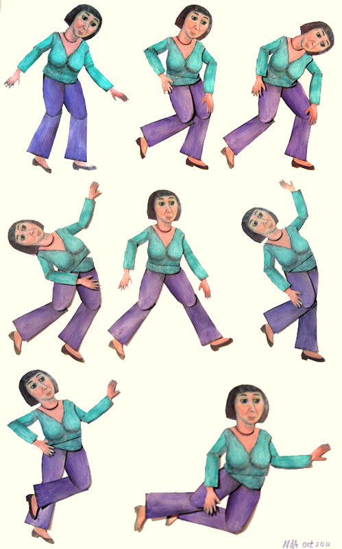 Naugustine in various poses