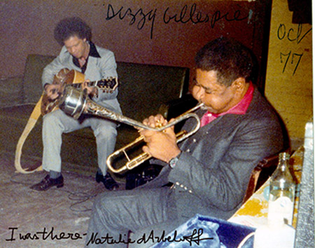 Dizzy Gillespie rehearsing 1977