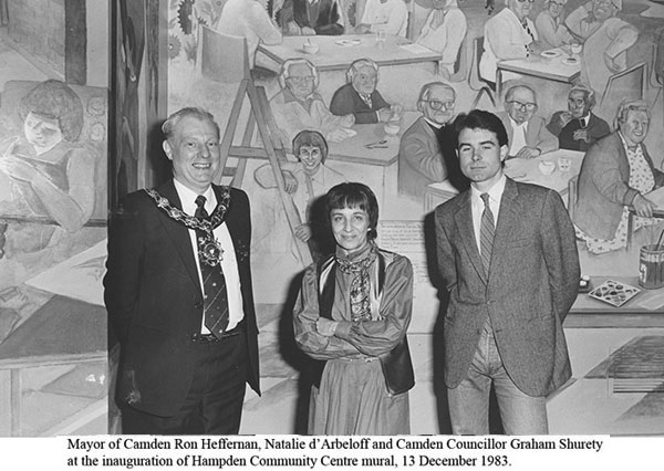 Inauguration, Hampden mural