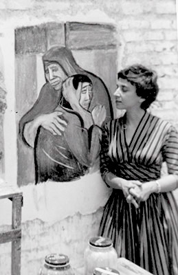 Fresco study, San Miguel