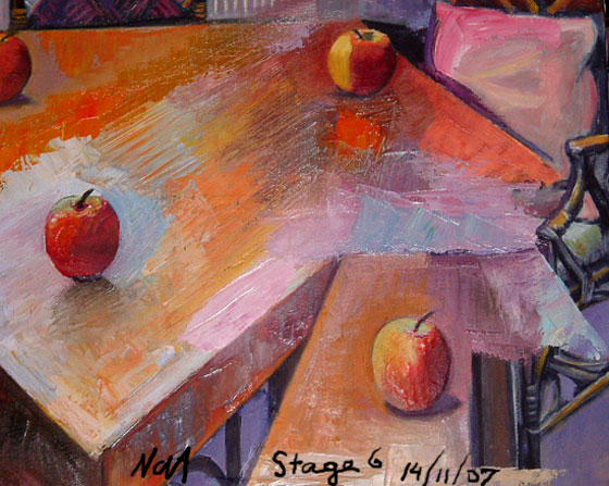 Closing in to three apples