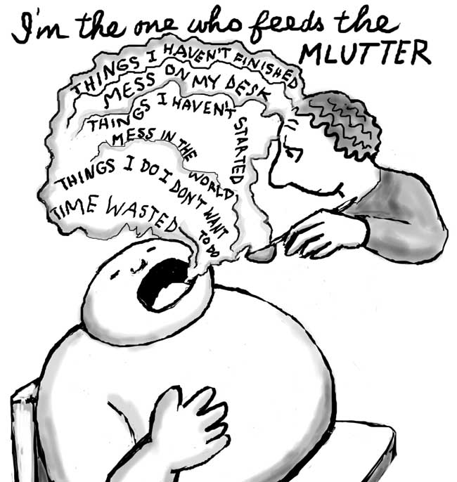 Feeding clutter to the Mlutter