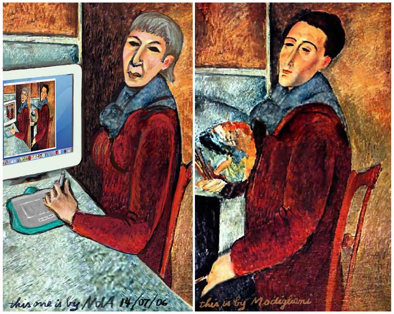 Self with Modigliani